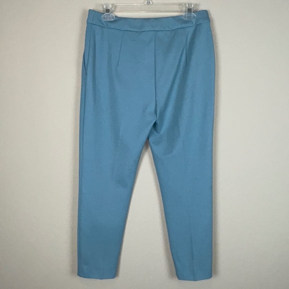 MaxMara Sage Pegno Cady Pants w/ Hidden Zipper, Button, and Eye/Hook Closure - Picture 6 of 8
